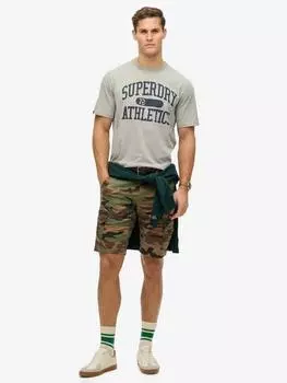 Спортивная незаменимая футболка Superdry, цвет Grey Marl