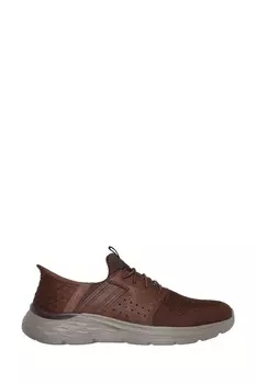 Спортивная обувь без шнуровки Garner Newick Skechers, коричневый