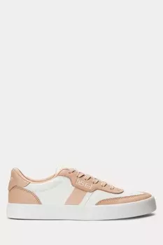 Спортивная обувь Court vulc в полоску Polo Ralph Lauren, коричневый