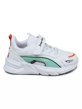 Спортивная обувь для девочек Jump, бело-зеленый