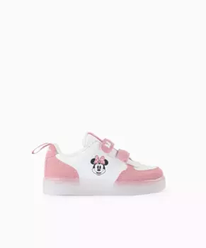 Спортивная обувь для девочек с подсветкой и застежкой-липучкой Zippy, розовый