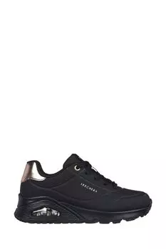 Спортивная обувь для девочек Uno Gen1 с блеском Skechers, черный
