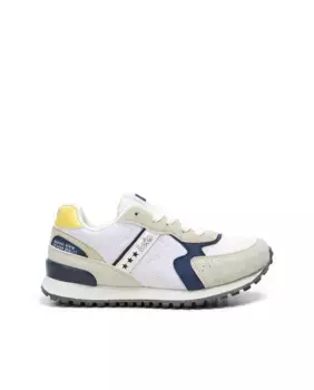 Спортивная обувь для мальчиков с застежкой на шнуровке и усилением пятки Lois, белый