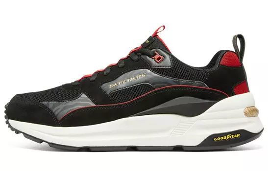 Спортивная обувь для мужчин с низким верхом, черная/красная Skechers