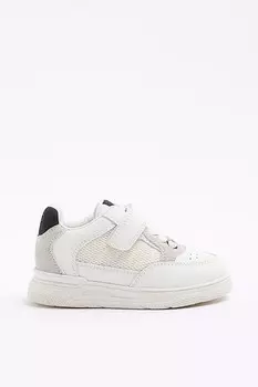 Спортивная обувь из сетки для мальчиков River Island, белый