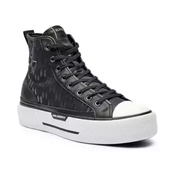 Спортивная обувь Kampus max с добавлением кожи. Karl Lagerfeld, черный
