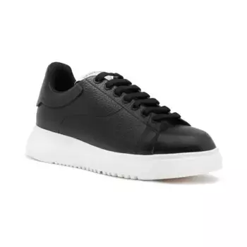 Спортивная обувь с добавлением кожи Emporio Armani, черный