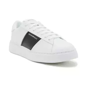 Спортивная обувь с добавлением кожи Emporio Armani, белый