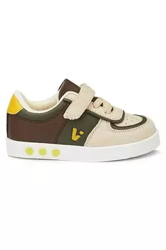 Спортивная обувь Sam Daily с подсветкой на липучке для девочек и мальчиков 313.21K.130 Vicco, хаки