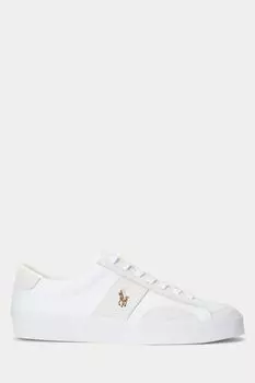 Спортивная обувь Sayer из парусины и замши Polo Ralph Lauren, белый