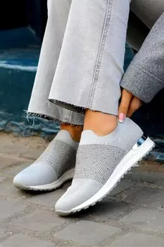 Спортивная обувь Storme со стразами Linzi, серый