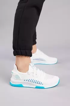 Спортивная обувь унисекс бело-синяя Tbqnl TONNY BLACK