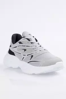 Спортивная обувь унисекс на серой подошве Faylon Tonny Black, серый