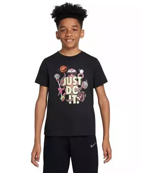 Спортивная одежда для больших детей Футболка с рисунком Tenta-Cool Nike, белый