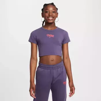 Спортивная одежда для девочек Футболка Nike, пурпурный
