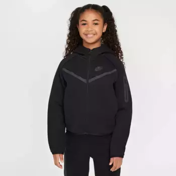 Спортивная одежда для девочек Tech Fleece Толстовка Nike, чёрный