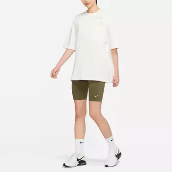Спортивная одежда Essentials Series Повседневные шорты женские зеленые Nike