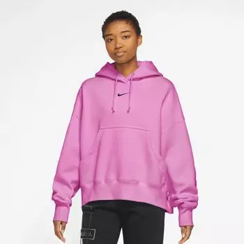 Спортивная одежда Объемная толстовка из флиса Phoenix Fleece NIKE, цвет playful pink/black