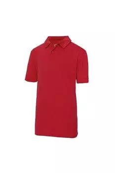 Спортивная однотонная рубашка-поло (2 шт.) Just Cool, красный