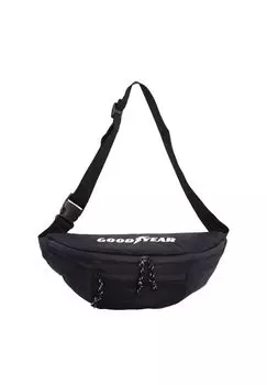 Спортивная поясная сумка спортивного дизайна GOODYEAR, черный
