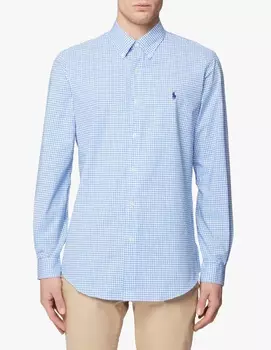 Спортивная рубашка из бистряка Polo Ralph Lauren, цвет Blue/White Check