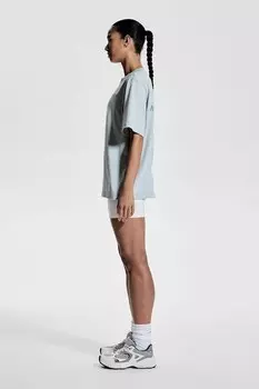 Спортивная рубашка из драймува H&M, бирюзовый