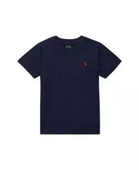 Спортивная рубашка из хлопка из шамбре для больших мальчиков Polo Ralph Lauren