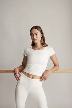 Спортивная рубашка из софтмува H&M, бежевый