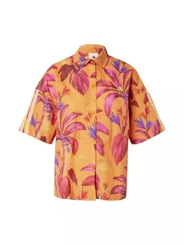 Спортивная рубашка на пуговицах ADIDAS SPORTSWEAR FARM PRM, оранжевый