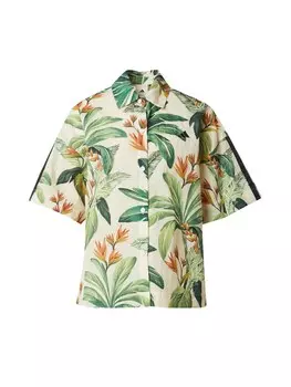 Спортивная рубашка на пуговицах ADIDAS SPORTSWEAR FARM PRM, белый