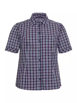 Спортивная рубашка на пуговицах Sheego, морской синий