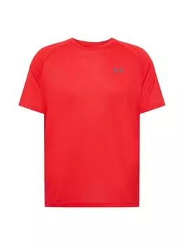 Спортивная рубашка обычного кроя UNDER ARMOUR Tech 2.0, цвет Fire red