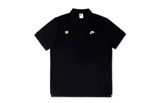 Спортивная рубашка поло мужская черная Nike, черный