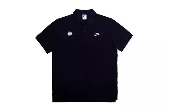 Спортивная рубашка поло мужская черная Nike, черный