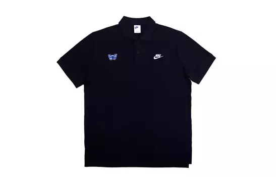 Спортивная рубашка поло мужская черная Nike, черный