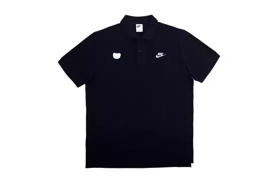 Спортивная рубашка поло мужская черная Nike, черный