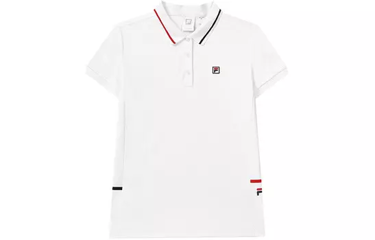 Спортивная рубашка поло женская белая Fila