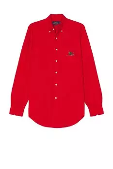 Спортивная рубашка с длинным рукавом и медведем Polo Ralph Lauren, цвет RL 2000 Red
