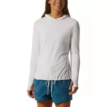 Спортивная рубашка с длинными рукавами Crater Lake LS Hoody женская - серая MOUNTAIN HARDWEAR, цвет grau