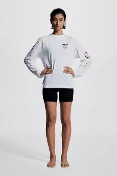 Спортивная рубашка с длинными рукавами и драймоувом H&M, мультиколор