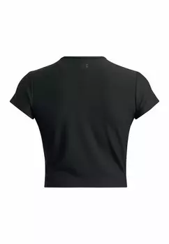 Спортивная рубашка с короткими рукавами Under Armour, черный