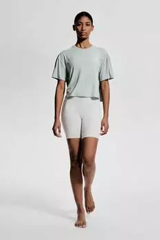 Спортивная рубашка свободного кроя из материала DryMove H&M, зеленый