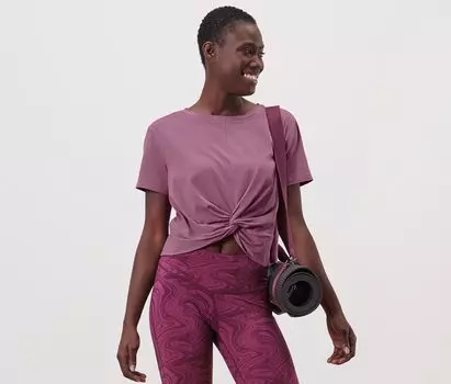 Спортивная рубашка Tchibo, лиловый