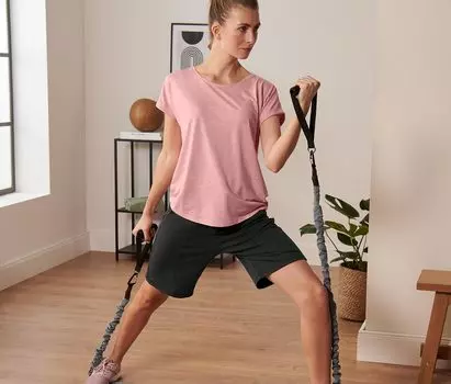 Спортивная рубашка Tchibo, роза