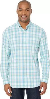 Спортивная рубашка в клетку Kemball Southern Tide, цвет Classic White