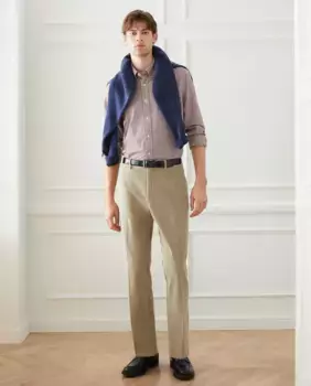 Спортивная рубашка в клетку с длинными рукавами Vichy villela Emidio Tucci, цвет Granate