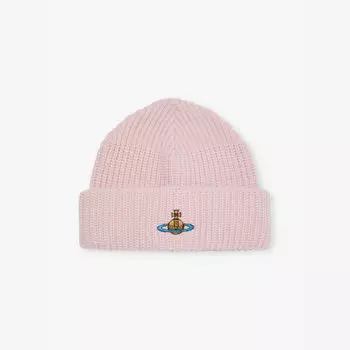 Спортивная шерстяная шапка с отворотами Vivienne Westwood, розовый