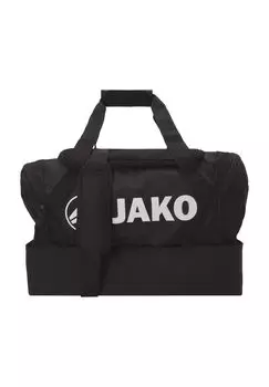 Спортивная сумка, 35 литров, отделение для влажной уборки, принт с логотипом JAKO, черный
