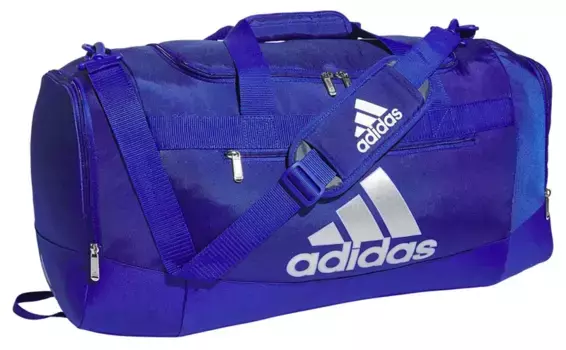 Спортивная сумка Adidas Defender IV среднего размера, цвет Semi Lucid Blue
