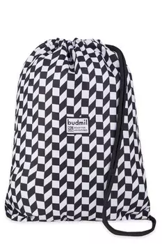 Спортивная сумка Budmil, черно-белый